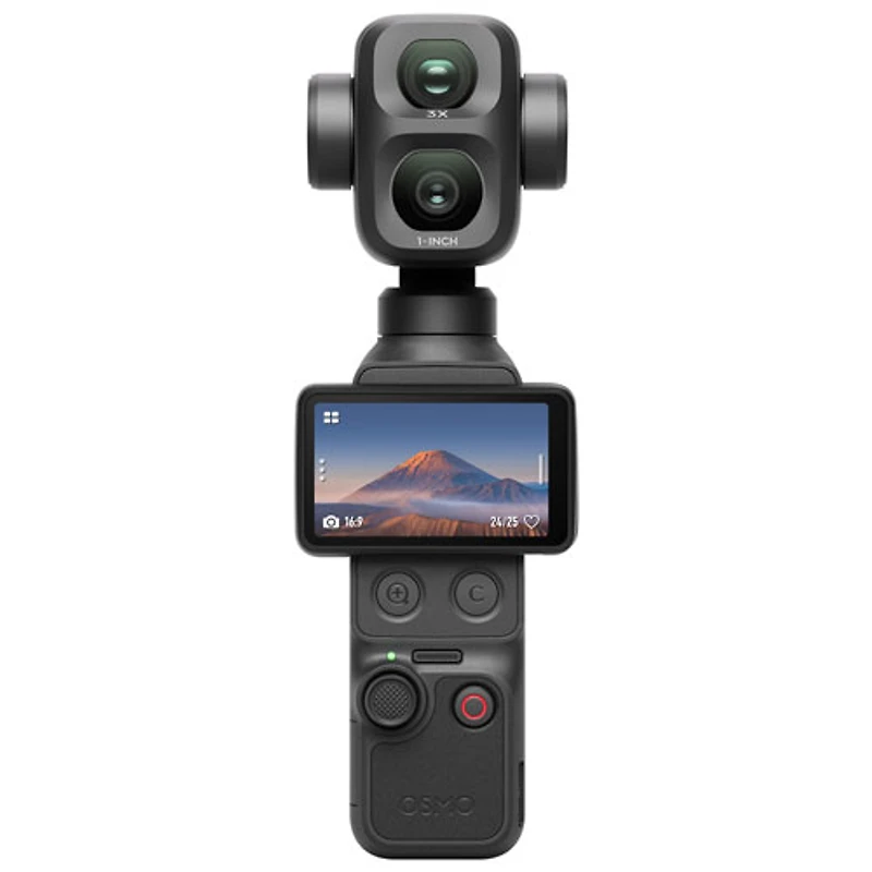 DJI Osmo Pocket 4P 3-Axis Stabilized 4K Handheld Camera with Dual Cameras & Handheld Gimbal - Black