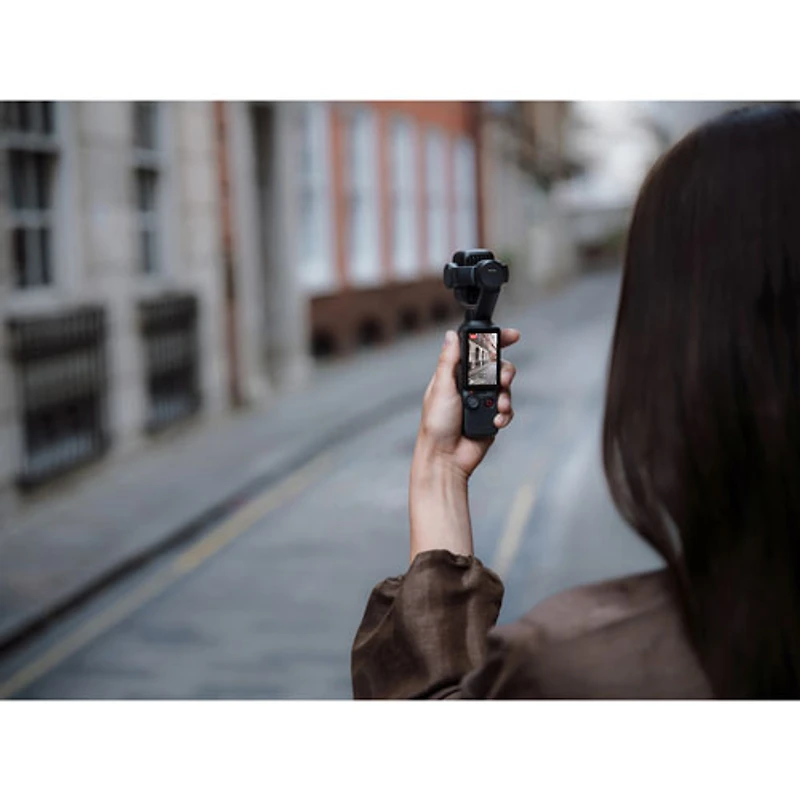 DJI Osmo Pocket 4P 3-Axis Stabilized 4K Handheld Camera with Dual Cameras & Handheld Gimbal - Black