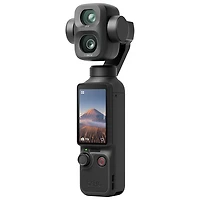 DJI Osmo Pocket 4P 3-Axis Stabilized 4K Handheld Camera with Dual Cameras & Handheld Gimbal - Black