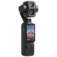 DJI Osmo Pocket 4P 3-Axis Stabilized 4K Handheld Camera with Dual Cameras & Handheld Gimbal - Black