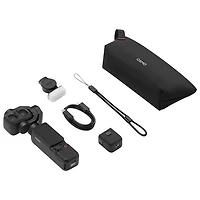 DJI Osmo Pocket 4P 3-Axis Stabilized 4K Handheld Camera with Dual Cameras & Handheld Gimbal - Black