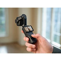 DJI Osmo Pocket 4P 3-Axis Stabilized 4K Handheld Camera with Dual Cameras & Handheld Gimbal - Black