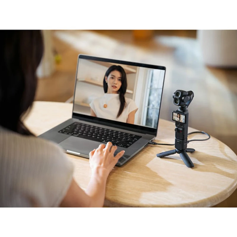DJI Osmo Pocket 4P 3-Axis Stabilized 4K Handheld Camera with DJI Mic Mini 2, Dual Cameras & Handheld Gimbal