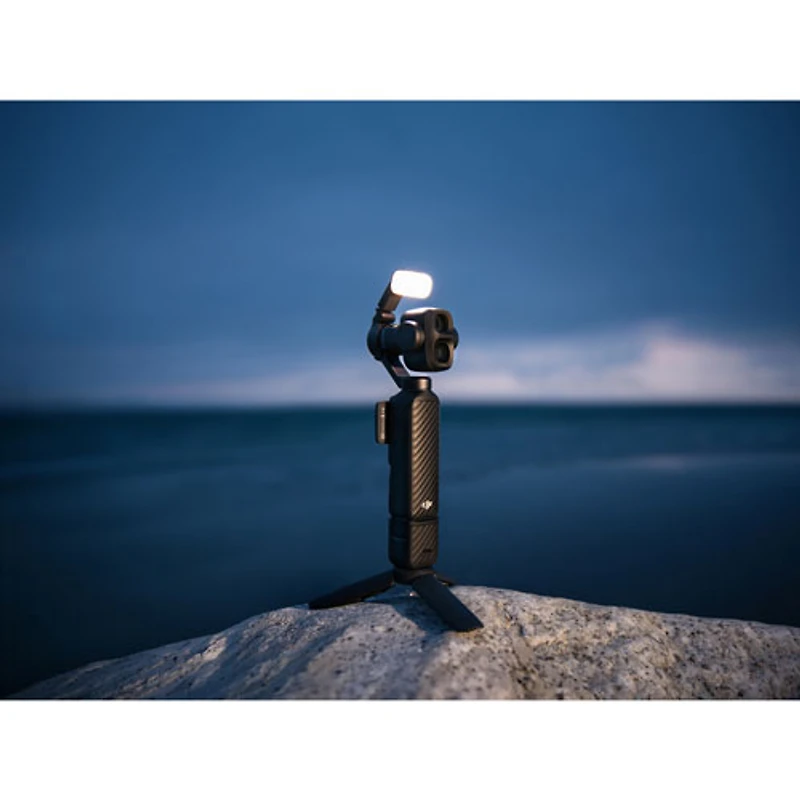 DJI Osmo Pocket 4P 3-Axis Stabilized 4K Handheld Camera with DJI Mic Mini 2, Dual Cameras & Handheld Gimbal