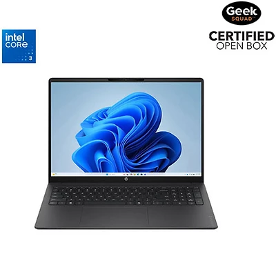 Open Box - HP OmniBook 16" Business Laptop - Intel Core 3-100U - 8GB DDR5 - 512GB SSD - Intel Graphics - Windows 11 Home - Mica Silver