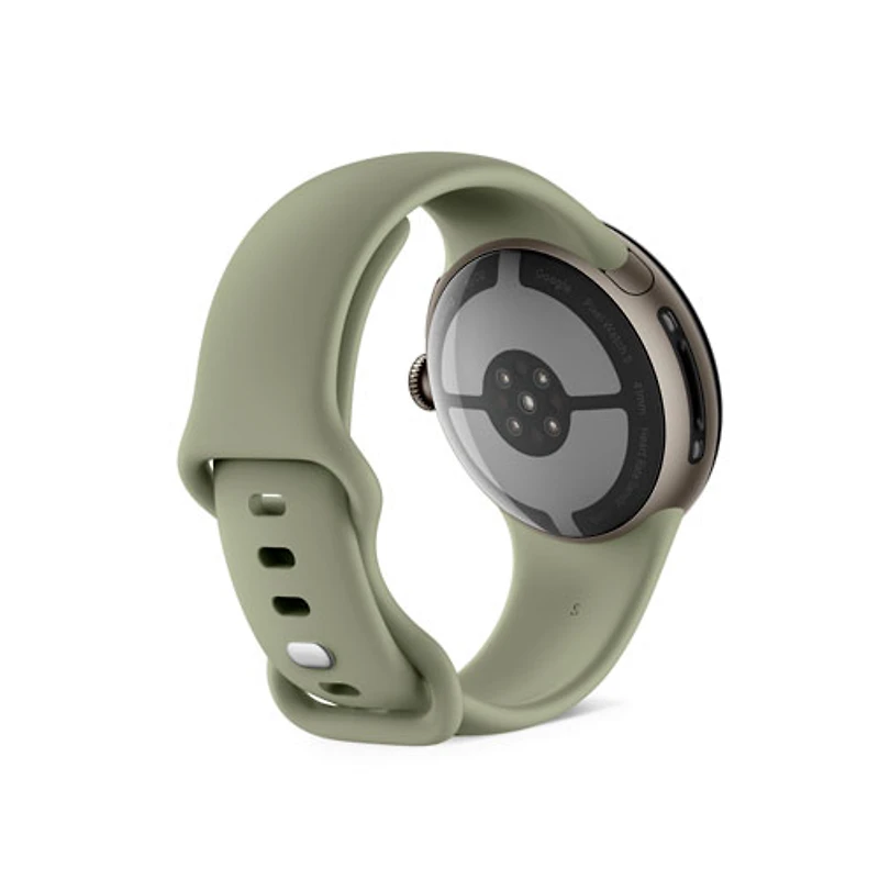 Google Pixel Watch 5 LTE 45mm with Satin Pyrite Aluminum Case