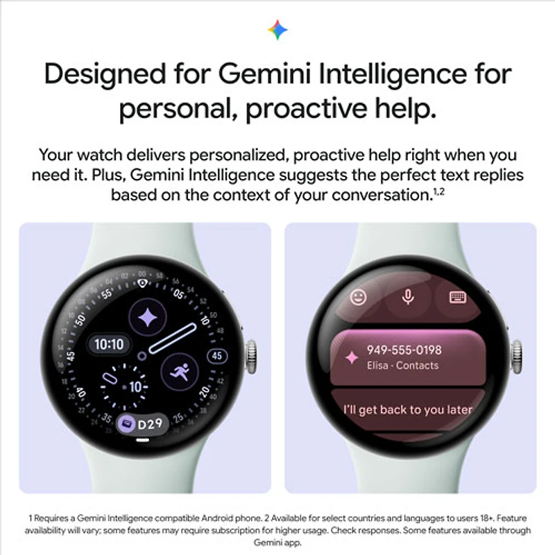Google Pixel Watch 5 45mm with Matte Black Aluminum Case