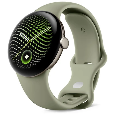 Google Pixel Watch 5 41mm with Satin Pyrite Aluminum Case