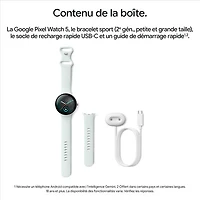 Google Pixel Watch 5 41mm with Satin Pyrite Aluminum Case