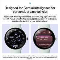 Google Pixel Watch 5 LTE 41mm with Silver Aluminum Case