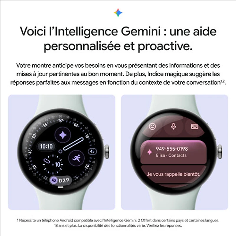 Google Pixel Watch 5 LTE 41mm with Silver Aluminum Case