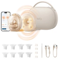 Tire-lait électrique portatif simple eufy S2 Pro avec massage chauffant