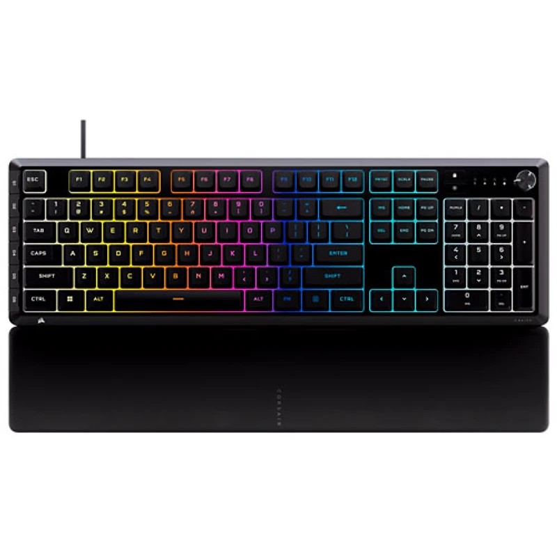 Clavier de jeu pleine grandeur rétroéclairé RVB mécanique à touches linéaires SKIFF 100 Plus de Corsair
