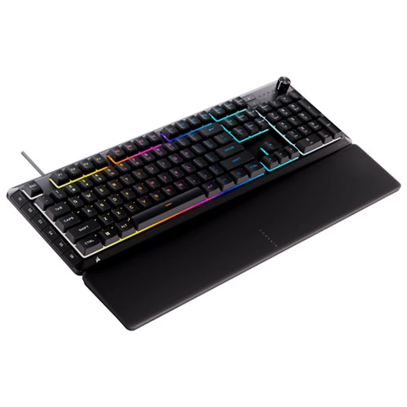 Clavier de jeu pleine grandeur rétroéclairé RVB mécanique à touches linéaires SKIFF 100 Plus de Corsair