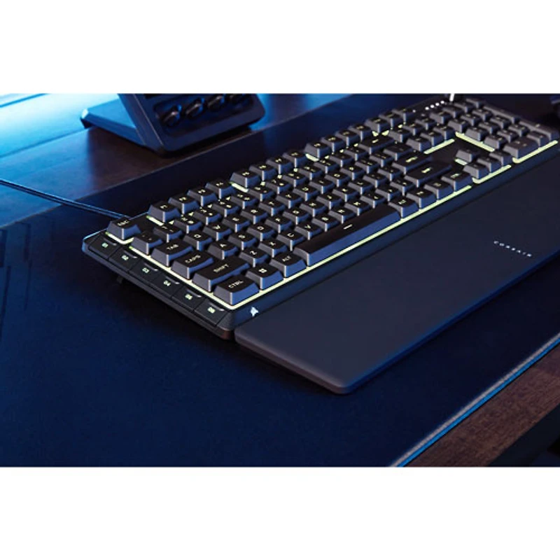 Clavier de jeu pleine grandeur rétroéclairé RVB mécanique à touches linéaires SKIFF 100 Plus de Corsair
