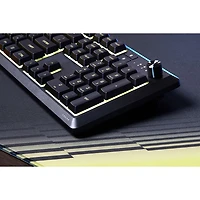 Clavier de jeu pleine grandeur rétroéclairé RVB mécanique à touches linéaires SKIFF 100 Plus de Corsair