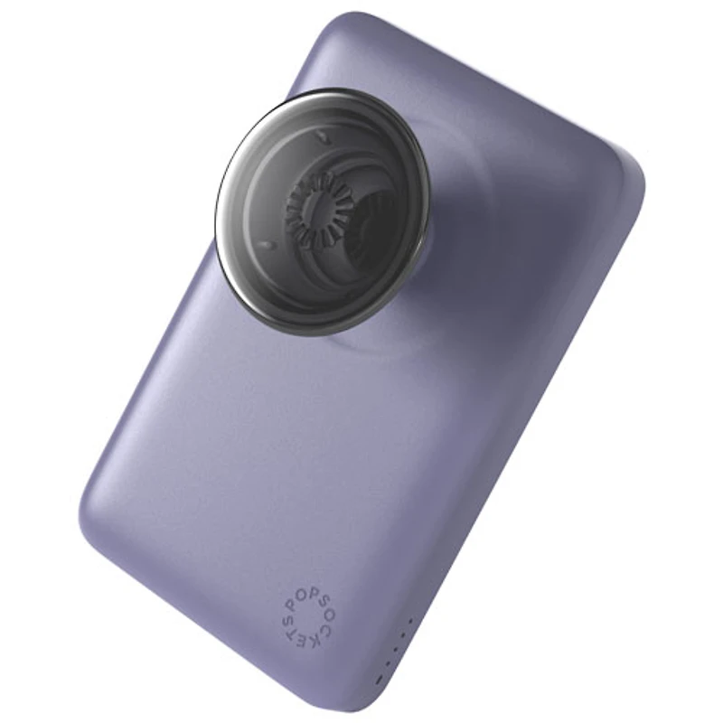 Popsockets PowerPack 5000 mAh Magnetic Wireless Powerbank with MagSafe, Expanding Grip & Stand - Dusk