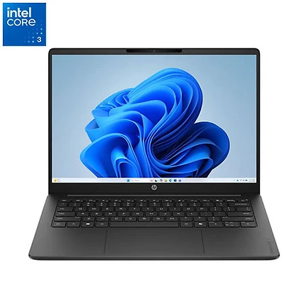 Portable de 14 po OmniBook 3 de HP - Core 3 100U d'Intel - DDR5 8 Go - SSD 256 Go - Noir de jais