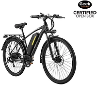 Boîte ouverte - Vélo de ville électrique GoFalcon de GoPowerBike (moteur de 500 W/autonomie maximale de 80 km/vitesse maximale de 32 km/h) - Noir