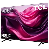 TCL 75" M8LF Series 4K UHD HDR 144 Hz Dolby Atmos Mini-LED Fire TV Smart TV (75M8LF) - 2026 - Great for Movies & Gaming - Only at Best Buy