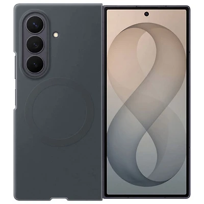 Samsung Silicone Fitted Soft Shell Case with Magnet for Galaxy Z Fold8 Ultra - Black