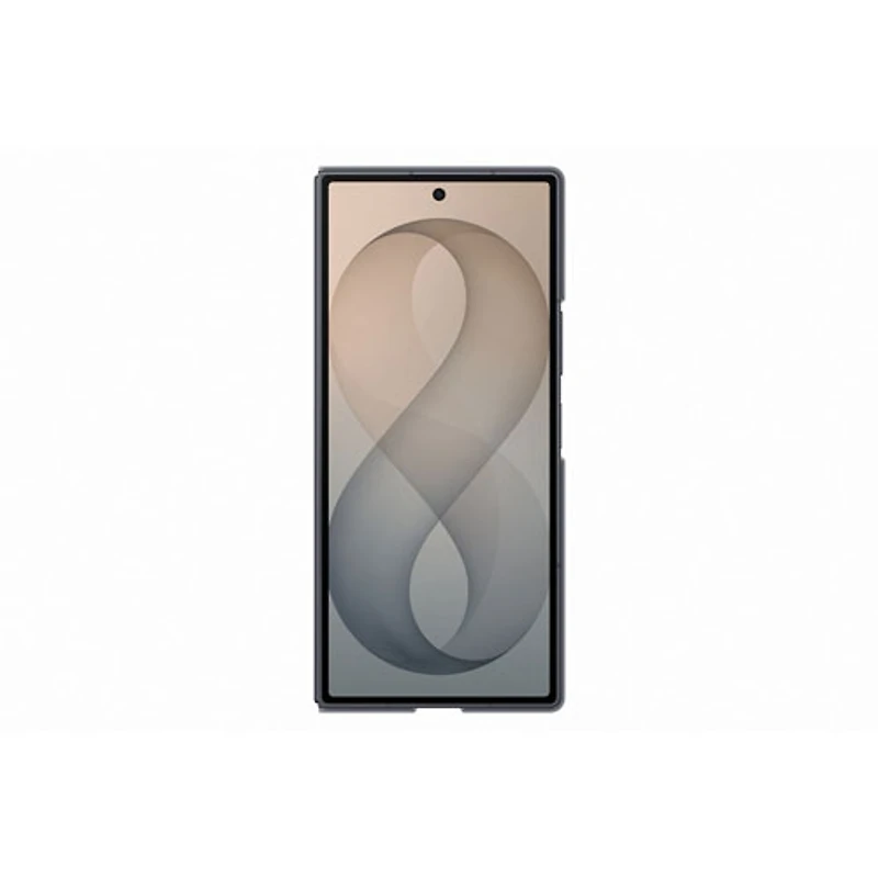 Samsung Silicone Fitted Soft Shell Case with Magnet for Galaxy Z Fold8 Ultra - Black