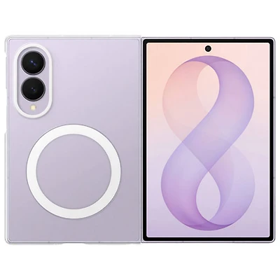 Samsung Fitted Hard Shell Case with Magnet for Galaxy Z Fold8 - Clear
