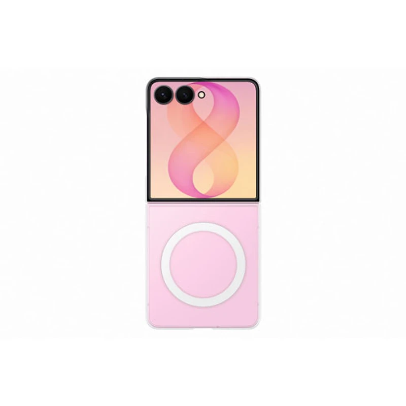 Samsung Fitted Hard Shell Case with Magnet for Galaxy Z Flip8 - Clear
