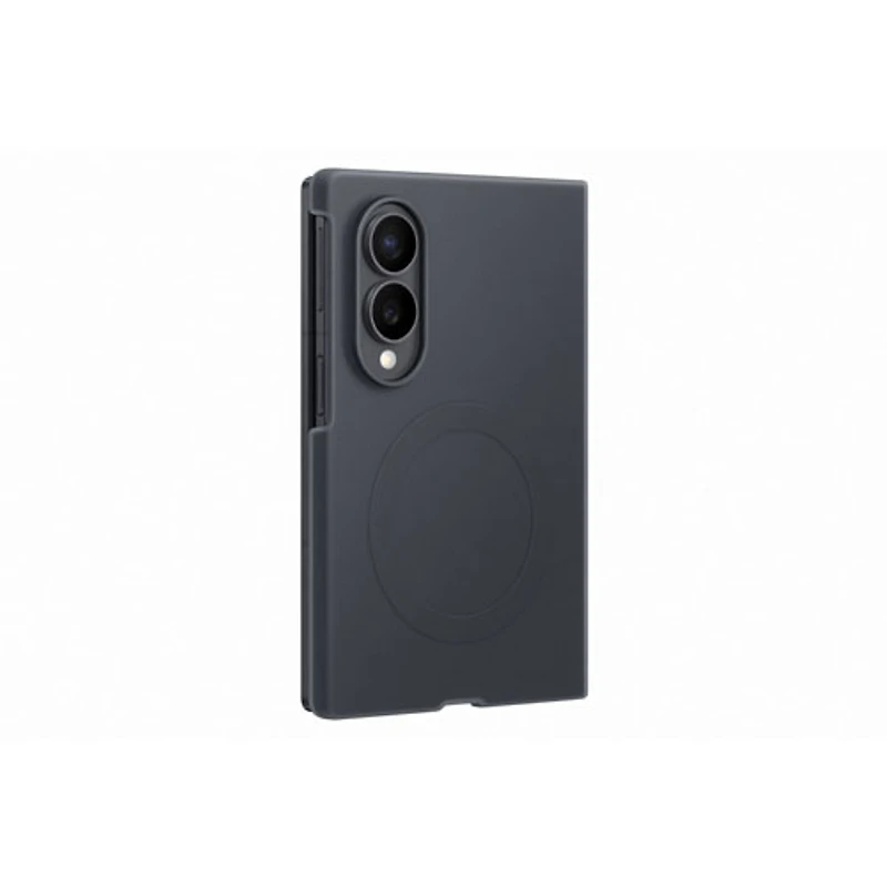 Samsung Silicone Fitted Soft Shell Case with Magnet for Galaxy Z Fold8 - Black