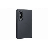 Samsung Silicone Fitted Soft Shell Case with Magnet for Galaxy Z Fold8 - Black