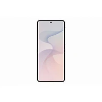 Étui souple ajusté en silicone avec aimant pour Samsung Galaxy Z Flip8 - Blanc