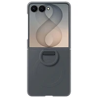 Samsung Silicone Fitted Soft Shell Case with Magnet for Galaxy Z Flip8 - Black