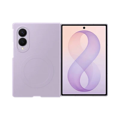 Étui souple ajusté en silicone avec aimant pour Samsung Galaxy Z Fold8 - Violet