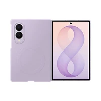 Étui souple ajusté en silicone avec aimant pour Samsung Galaxy Z Fold8 - Violet