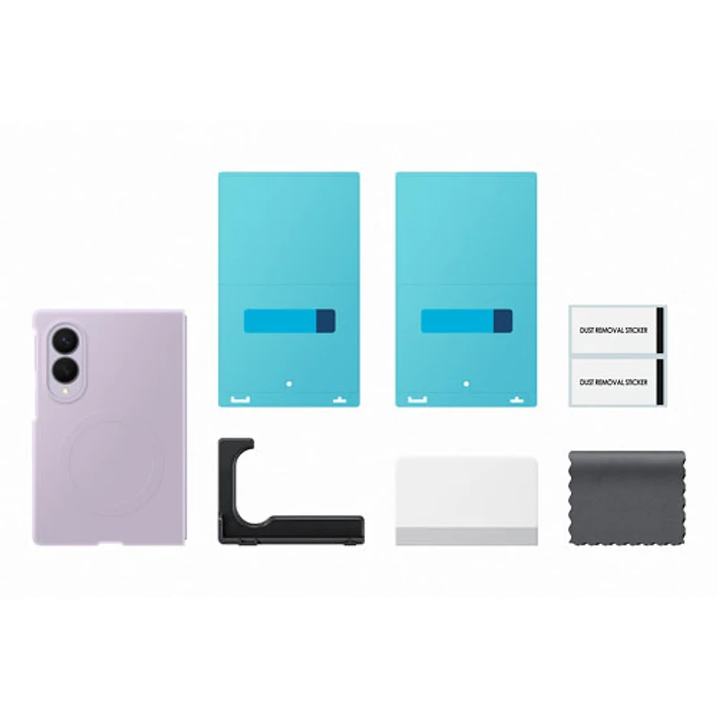 Étui souple ajusté en silicone avec aimant pour Samsung Galaxy Z Fold8 - Violet