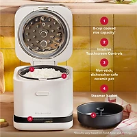 KitchenAid Grain and Rice Cooker - 8-Cups - Porcelain