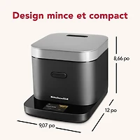 KitchenAid Grain and Rice Cooker - 8-Cups - Black Matte