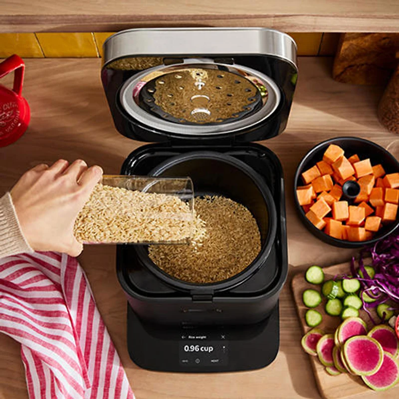 KitchenAid Grain and Rice Cooker - 8-Cups - Black Matte