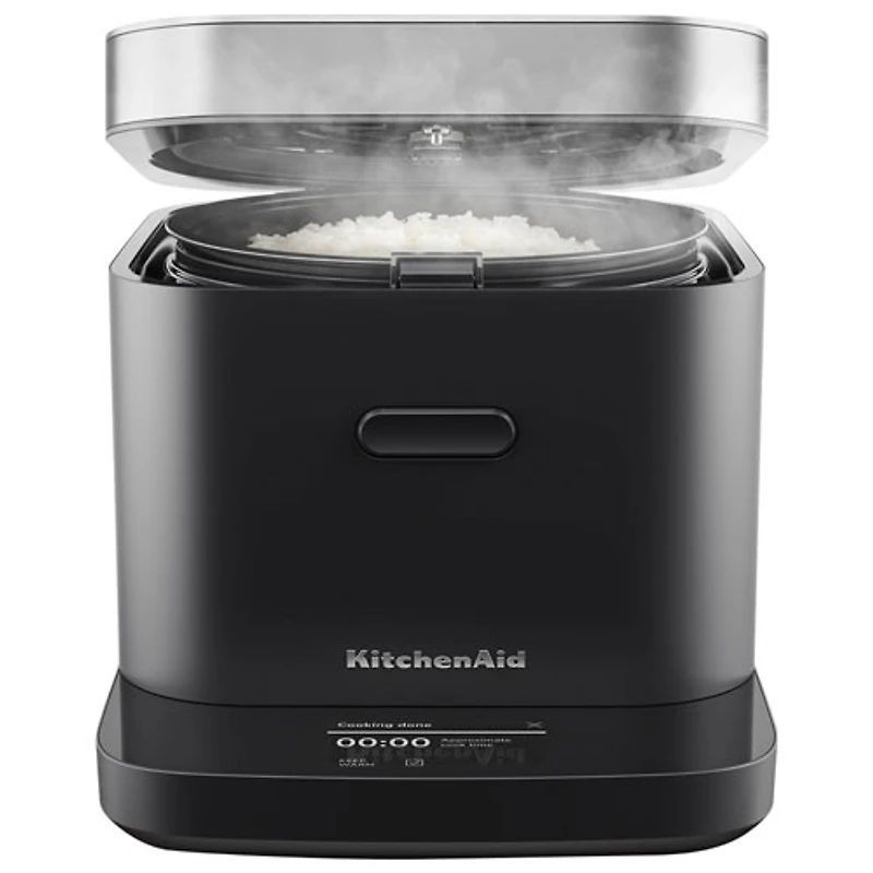 KitchenAid Grain and Rice Cooker - 8-Cups - Black Matte