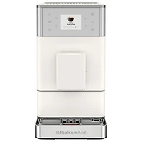 Machine à espresso entièrement automatique KF3 de KitchenAid avec moussoir à lait et moulin - Porcelaine