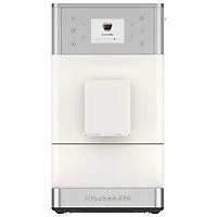 Machine à espresso entièrement automatique KF3 de KitchenAid avec moussoir à lait et moulin - Porcelaine