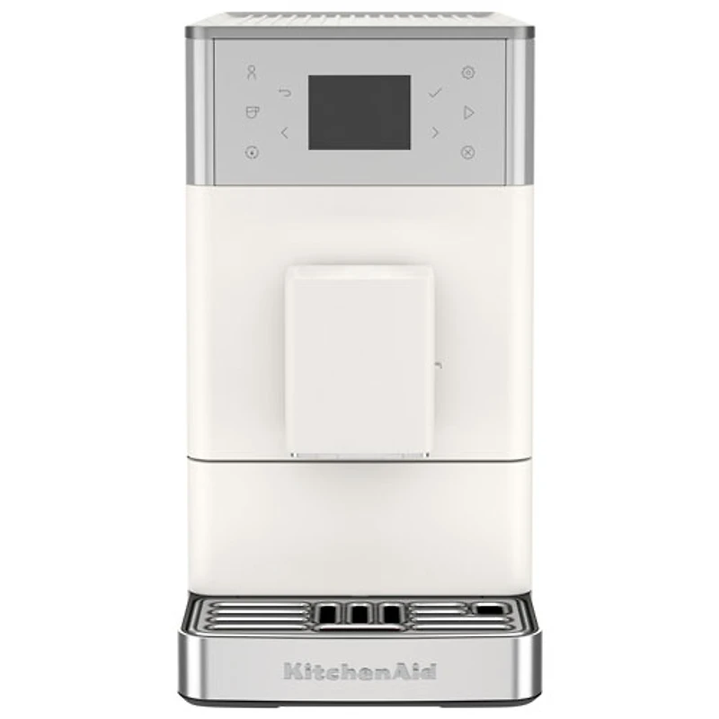 Machine à espresso entièrement automatique KF3 de KitchenAid avec moussoir à lait et moulin - Porcelaine