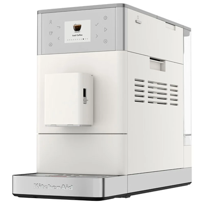 Machine à espresso entièrement automatique KF3 de KitchenAid avec moussoir à lait et moulin - Porcelaine