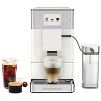 KitchenAid KF4 Fully Automatic Espresso Machine with BPA-Free Milk Container, Frother & Grinder - Porcelain