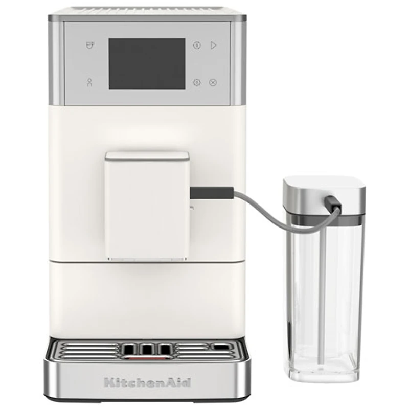 KitchenAid KF4 Fully Automatic Espresso Machine with BPA-Free Milk Container, Frother & Grinder - Porcelain
