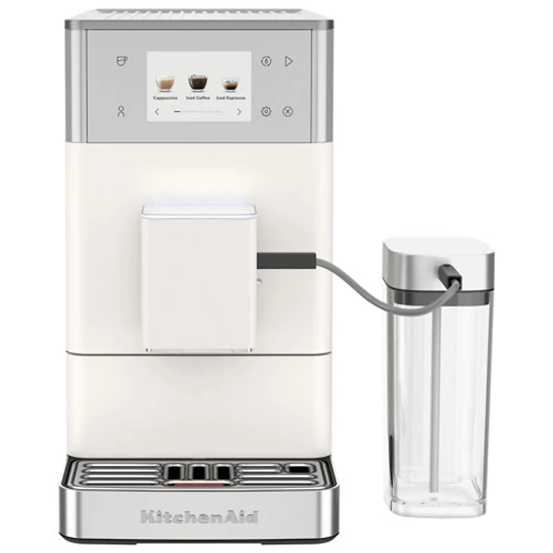 KitchenAid KF4 Fully Automatic Espresso Machine with BPA-Free Milk Container, Frother & Grinder - Porcelain