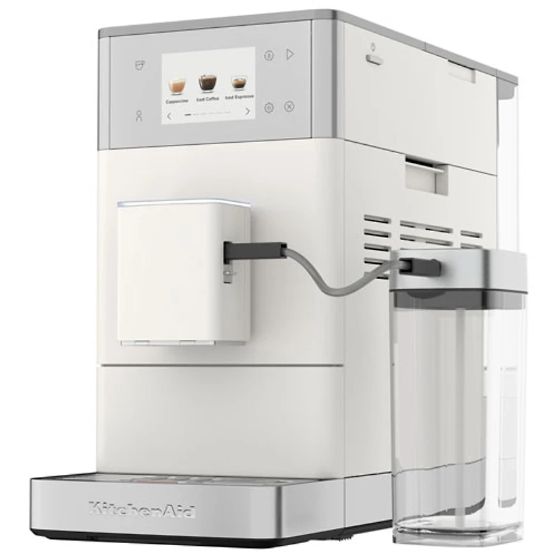 KitchenAid KF4 Fully Automatic Espresso Machine with BPA-Free Milk Container, Frother & Grinder - Porcelain