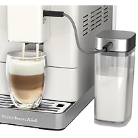 KitchenAid KF4 Fully Automatic Espresso Machine with BPA-Free Milk Container, Frother & Grinder - Porcelain