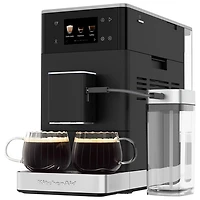 KitchenAid KF4 Fully Automatic Espresso Machine with BPA-Free Milk Container, Frother & Grinder - Black Matte