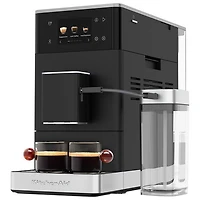 KitchenAid KF4 Fully Automatic Espresso Machine with BPA-Free Milk Container, Frother & Grinder - Black Matte